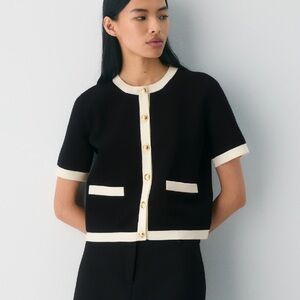 Aritzia Babaton Approach Shortsleeve Cardigan - Wonder Yarn